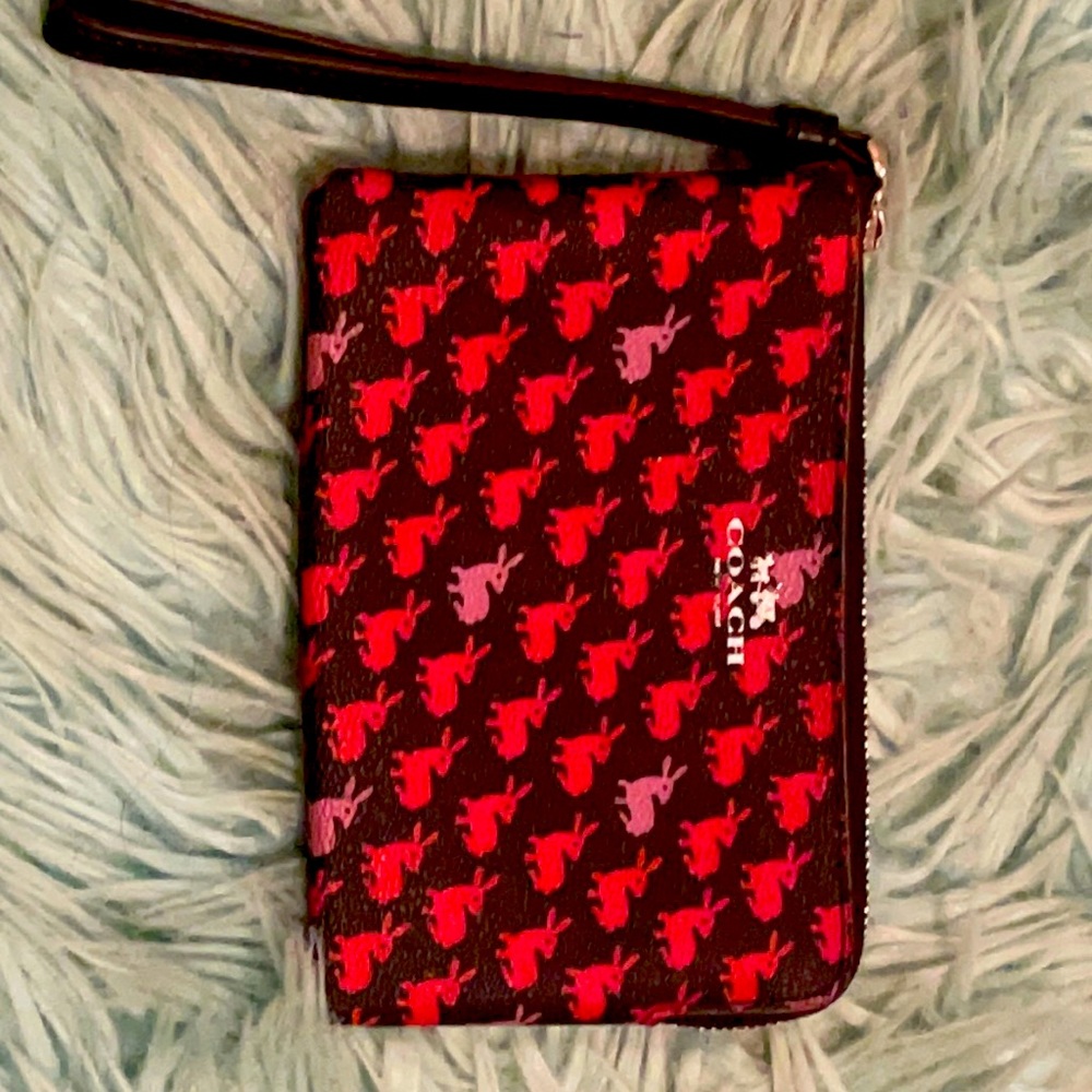 coach wallet wristlet - Picture 1 of 2